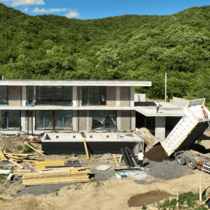 House Construction & Architecture | 350 m² Residential Building Saguramo Completed 350 m² home in Saguramo, Georgia for Jaba Kankava with expert architecture, custom construction, interior design, and renovation.